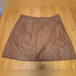 Free People Elegant Tan‎ Mini Skirt